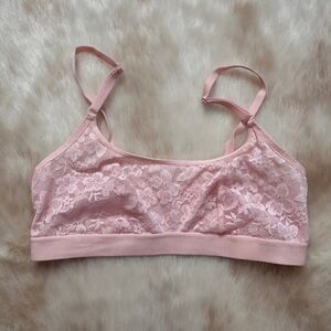 Auden Lace Bralette in Soft Pink